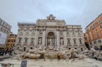 La fontaine de Trevi (Hors d'eau)