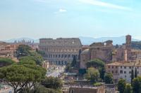 Vue depuis la terrasse panoramique du Vittoriano
