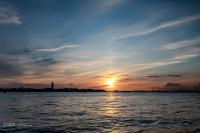 Coucher de soleil sur la lagune